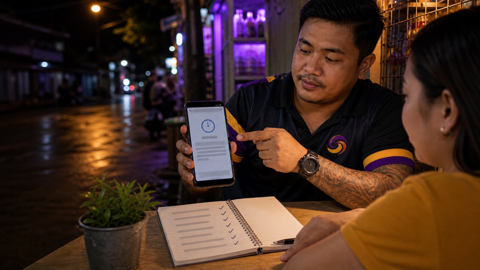 Local SPINEX agent helping with a GCash withdrawal issue