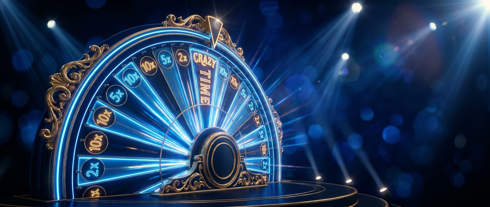 Crazy Time live game show on SPINEX